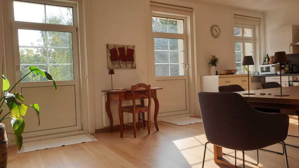 Dining area, view from living area
