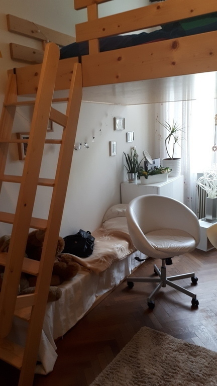 Loft bed in children's room