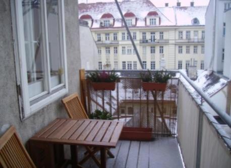 balcony during winter