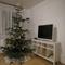 TV with Christmas tree