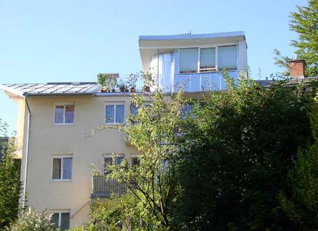 Our appartment is on the 2nd and 3rd floor of this house