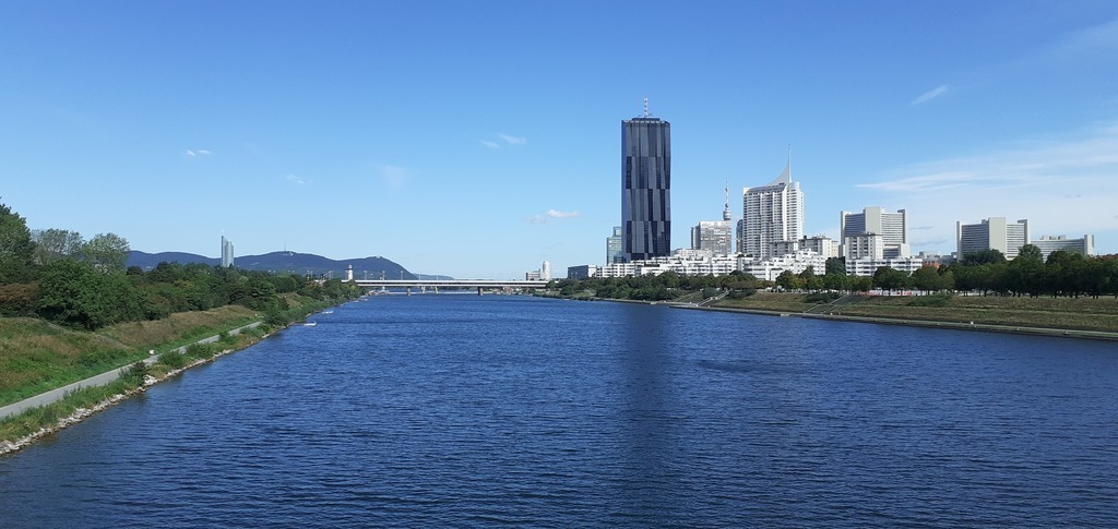 swim in the Danube in summer