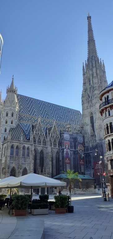 20minutes walk from our flat to the City Center/Ringstraße
