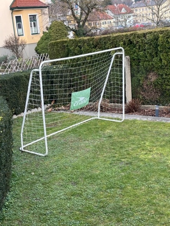 Playing soccer - (picture taken in winter)