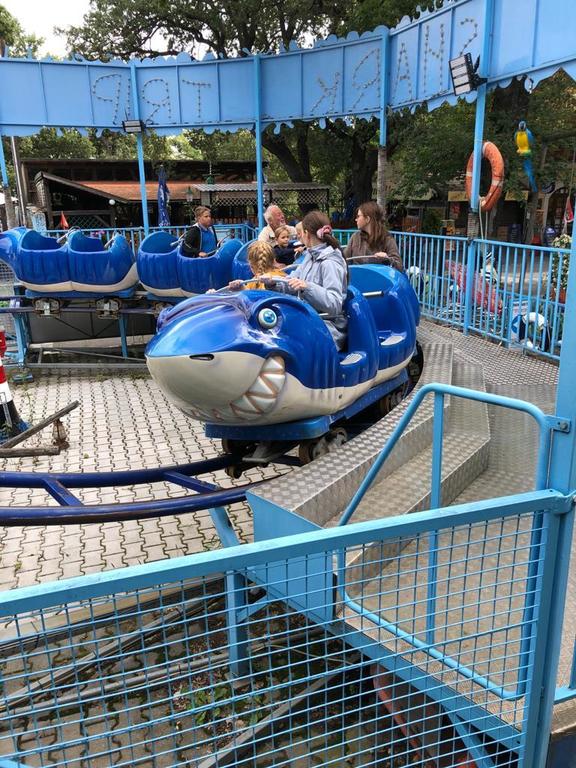 Roller coaster in Prater Wien, 50 minutes to go