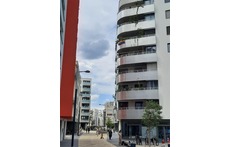 our balcony is the one with the pride flag