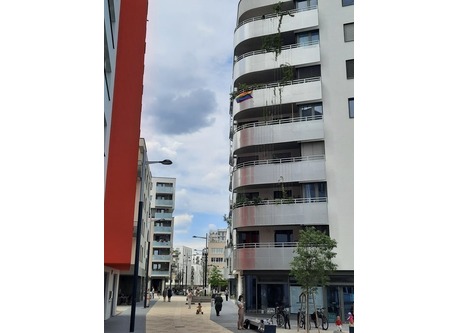 our balcony is the one with the pride flag
