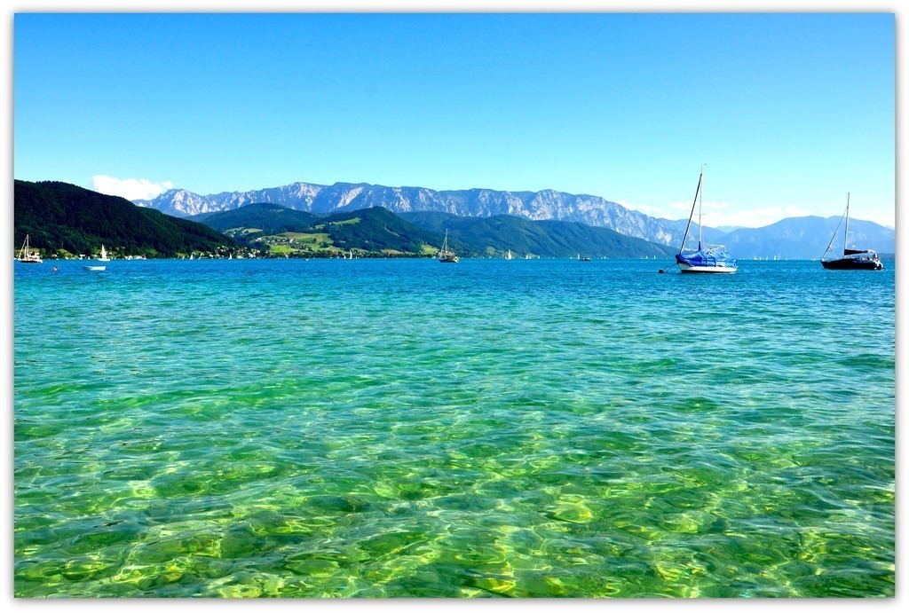 lake Attersee 50min from us