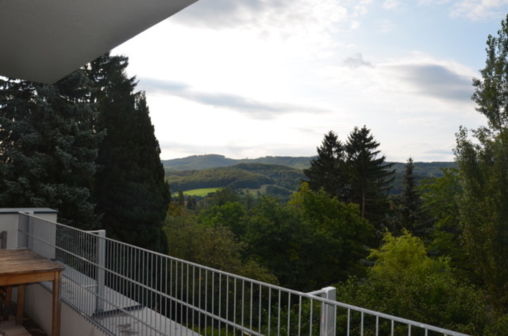 view from the balcony