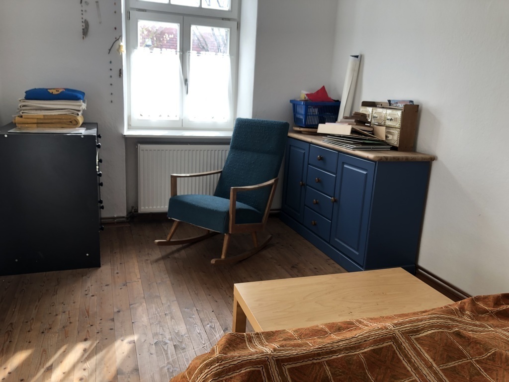 Sleeping room in the old part of the house