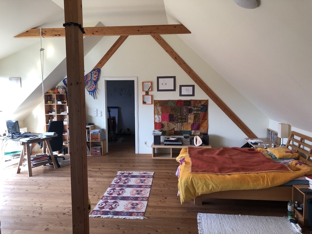 Sleeping room upstairs