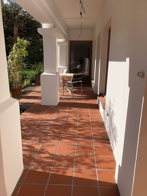 Terrace in front of the kitchen