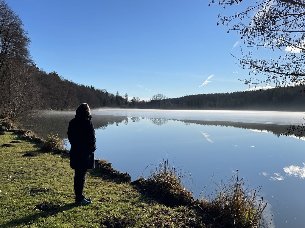 A fishing pond nearby our village
