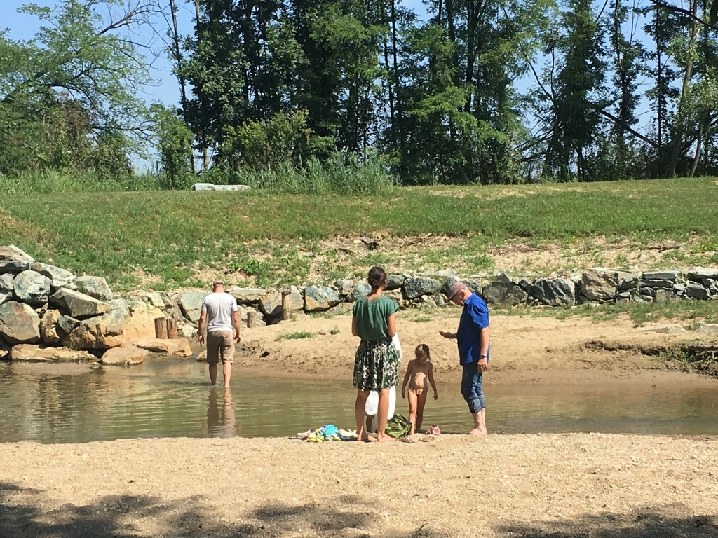 The river Pinka behind our house