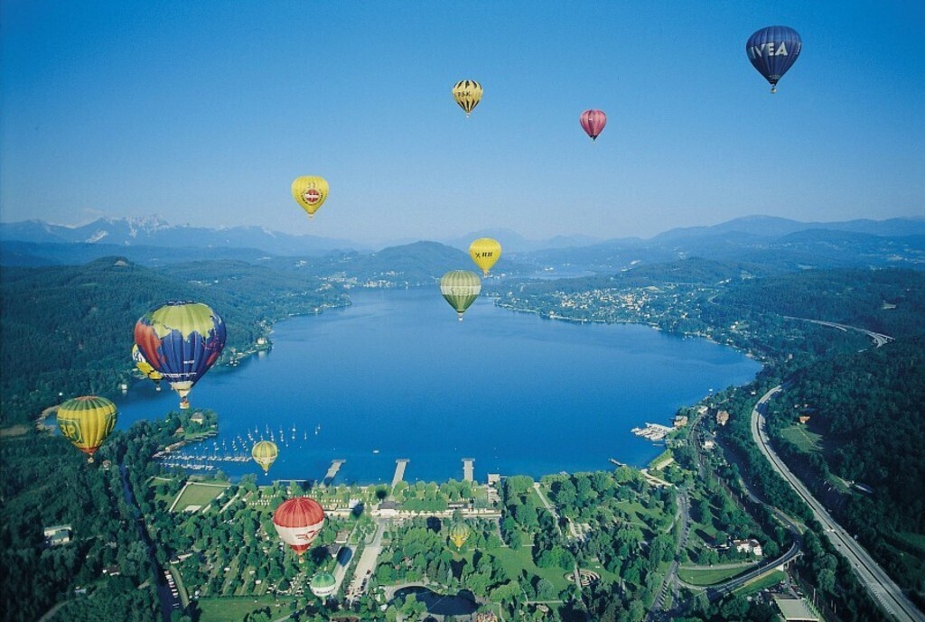 Lake Wörthersee, beaches (10 km)