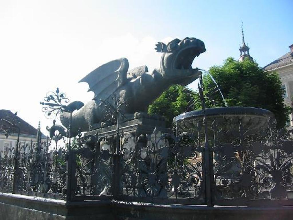 the "dragon" - symbol of Klagenfurt
