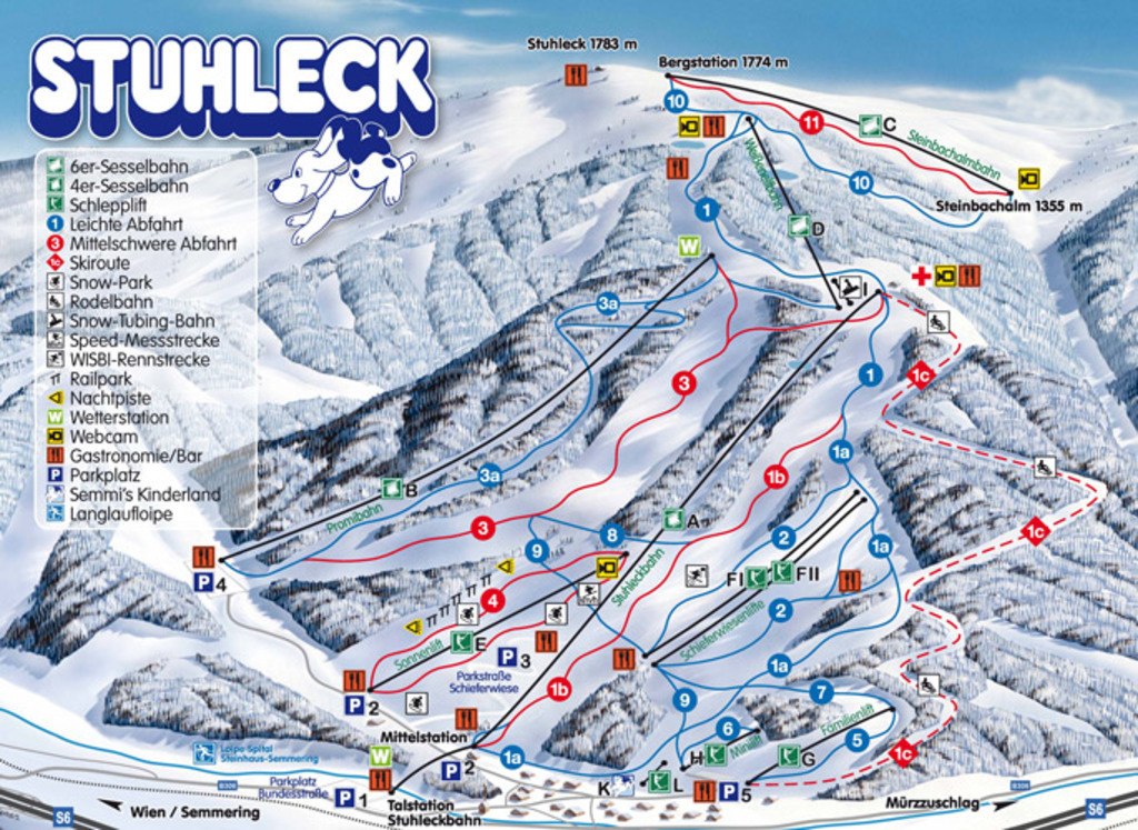 Stuhleck only 1h15 min away nice skiingresort