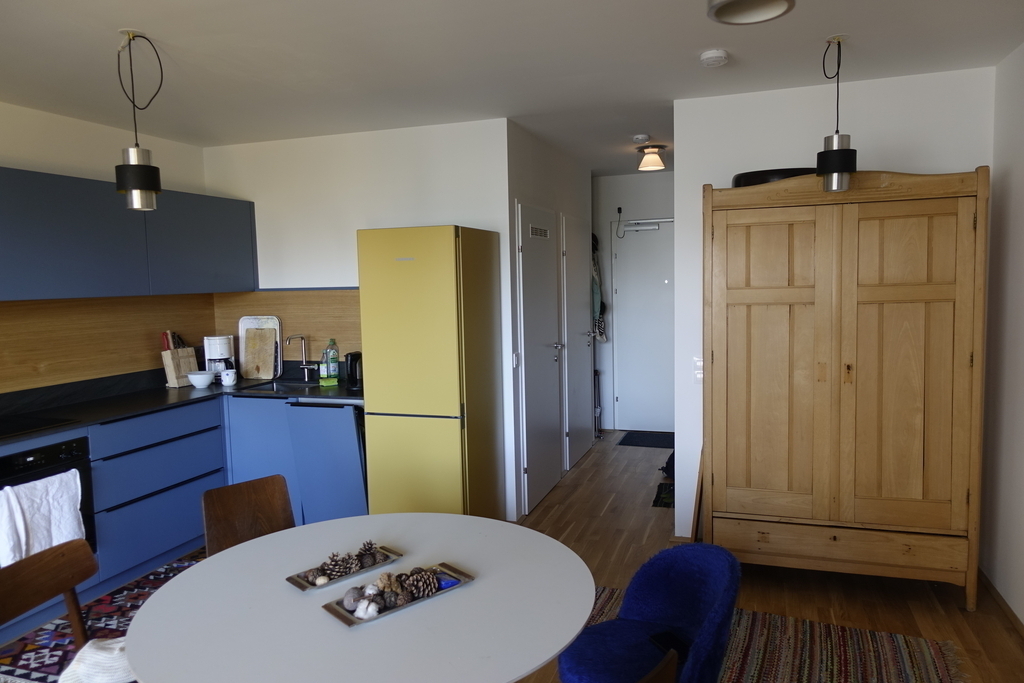 Kitchen and living room