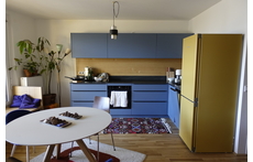 Kitchen and living room