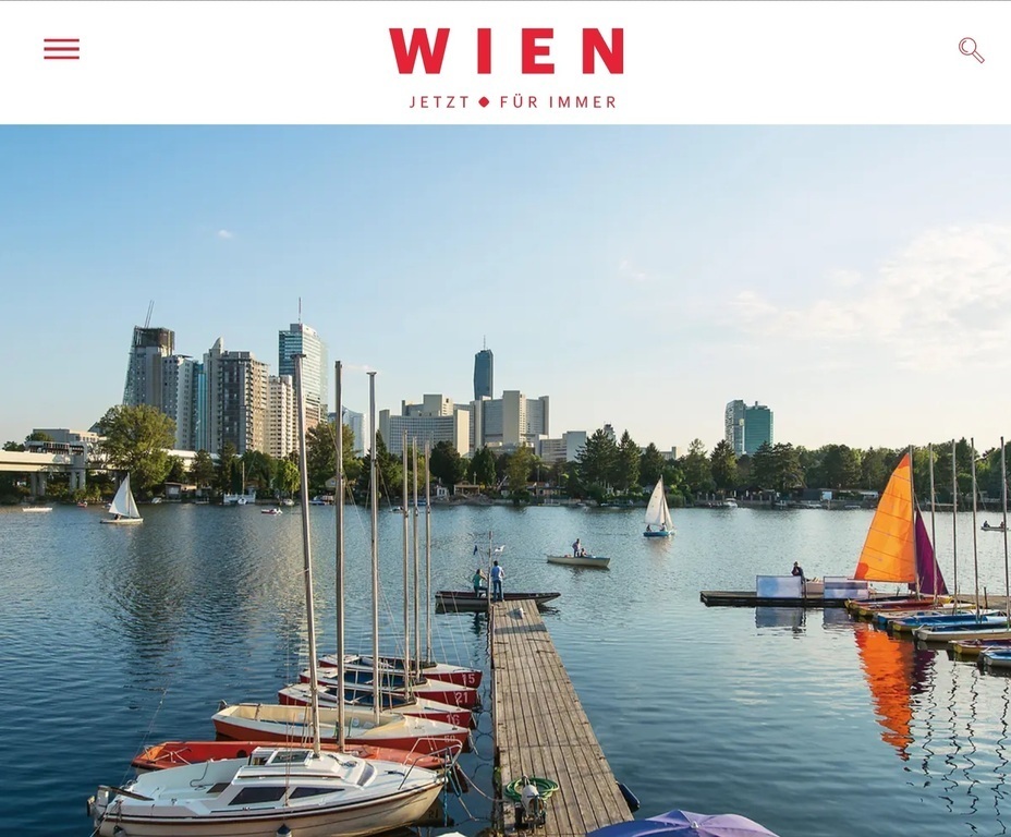 Bootsfahrten an der Alten Donau