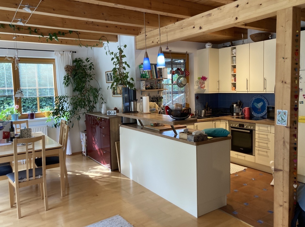 Kitchen-area and dining-table