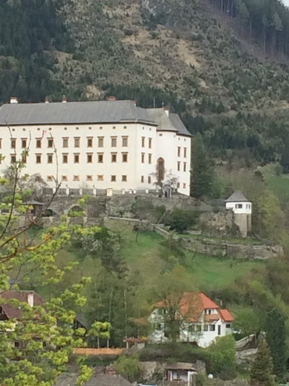 The Schwarzenberg castle right above our place