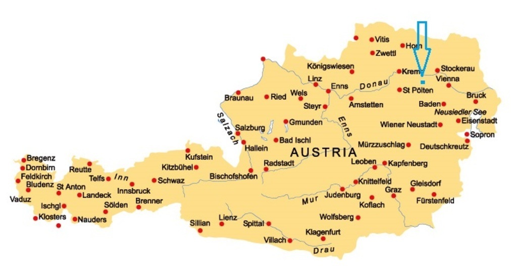 We live in Lower Austria near Vienna