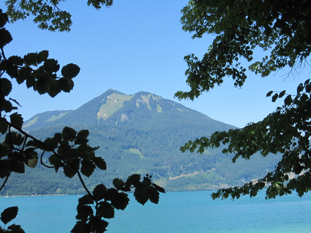 view from St. Wolfgang / Lake Wolfgangsee (60 min by car)