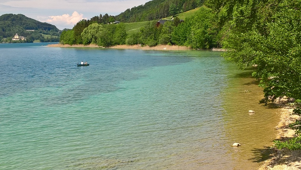 Lake Fuschl in summer