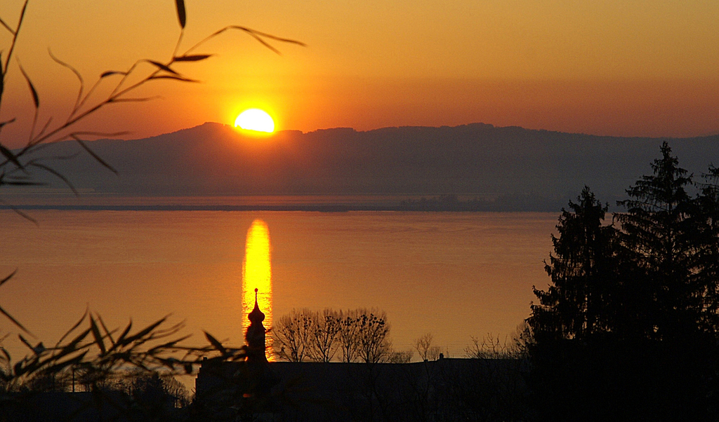 Sundown, taken from our balcony