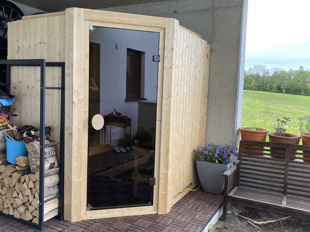 Sauna in the garden