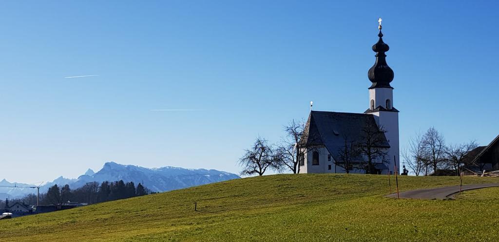 Church next to the house)
