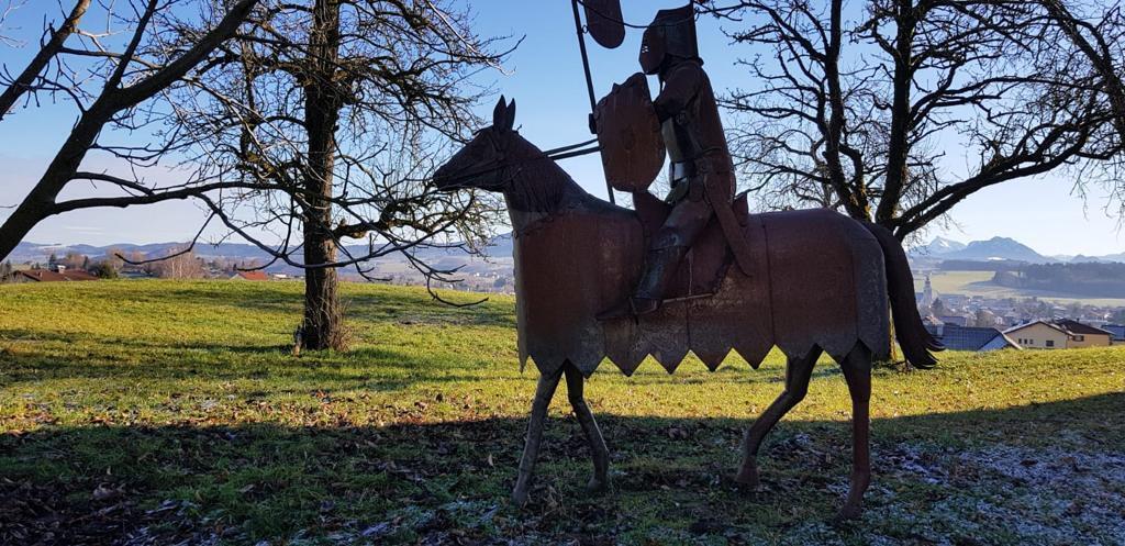 Iron knight, four minutes from our house