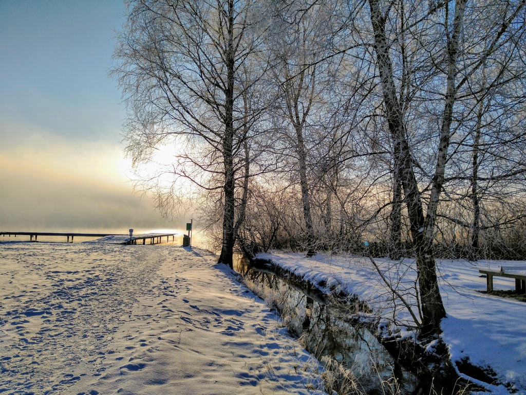 Lake Grabensee in winter