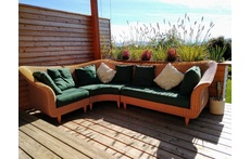 couch on the terrace