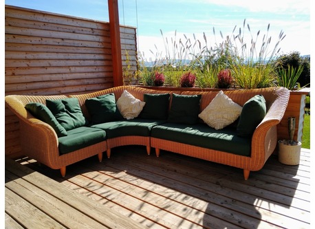 couch on the terrace