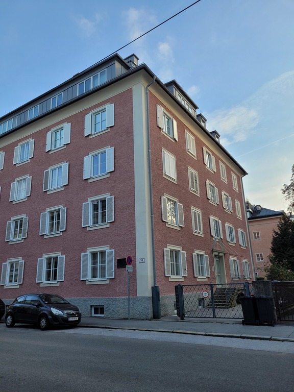 Our apartment is on the third floor of this house (there is an elevator)