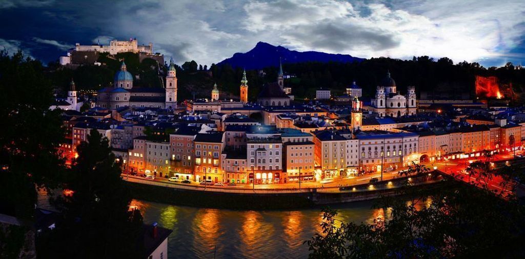 Salzburg by night