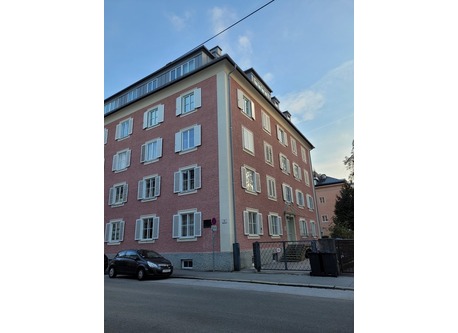 Our apartment is on the third floor of this house (there is an elevator)