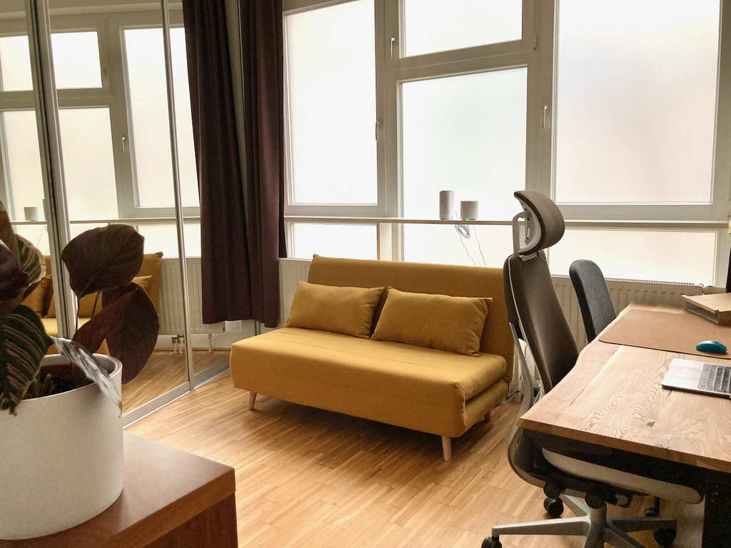 Office / Guest bedroom with foldable couch