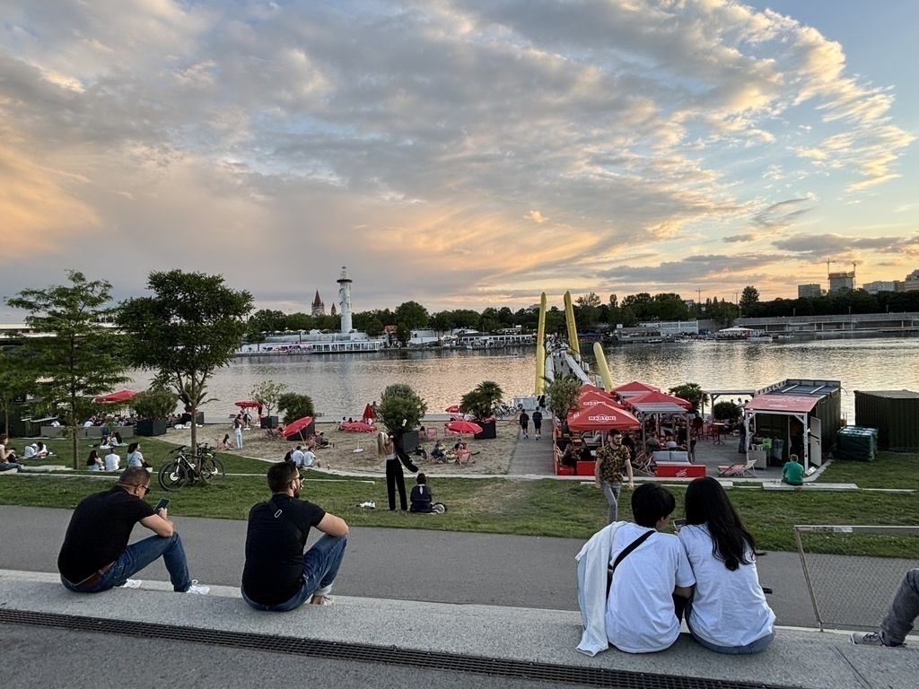 Copa Beach, recreational area right in front of our apartment complex