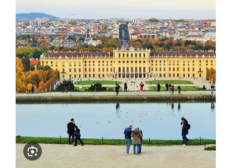 Views of Vienna and Schönbrunn Palace from Gloriette, within walking distance from the apartment (15 Min. to park entrance + 15 Min. more to Palace)