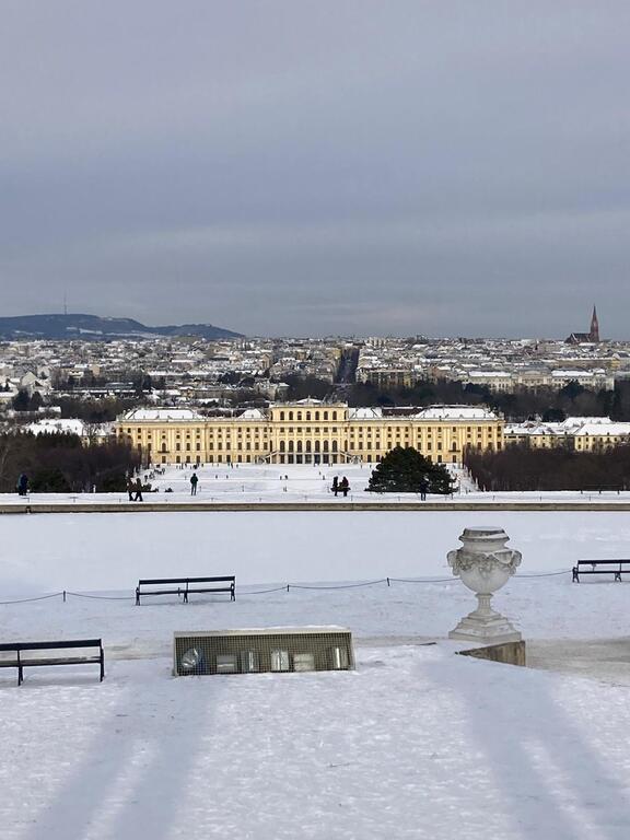 Schönbrunn Palace view from Gloriette.