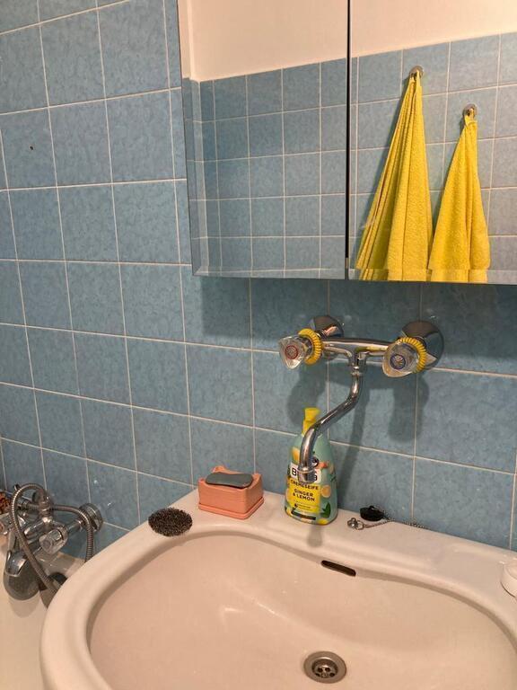 Cozy vintage bathroom