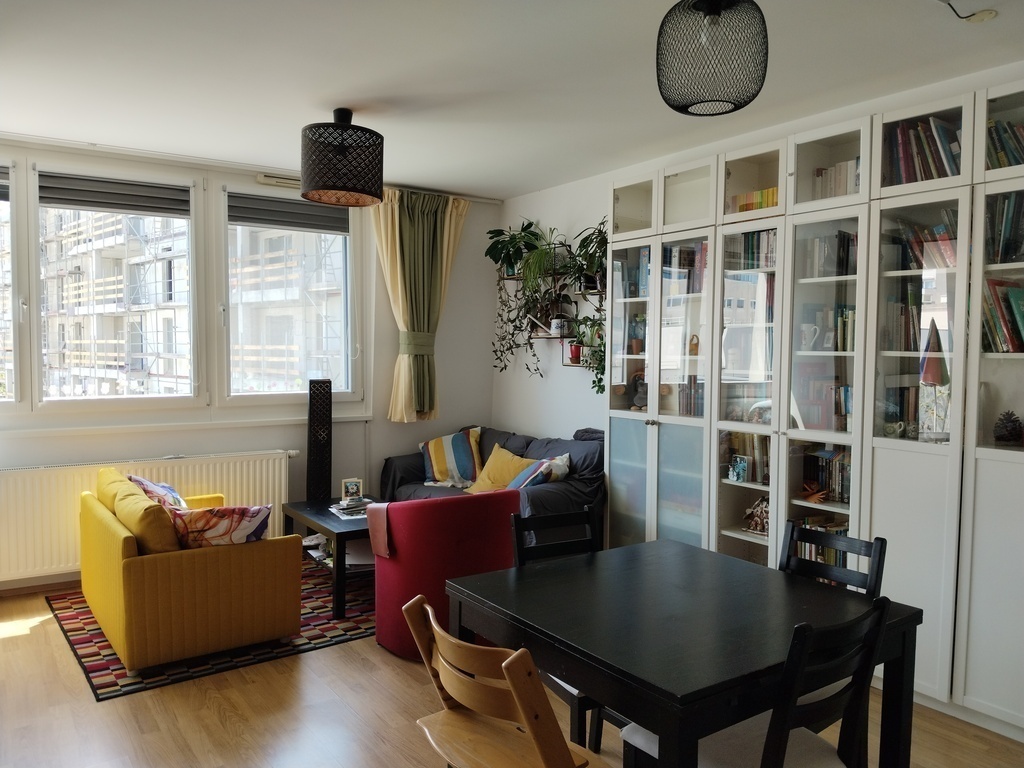 Living room and dining table 