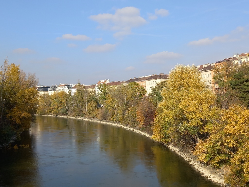 Danube canal in front of our home 