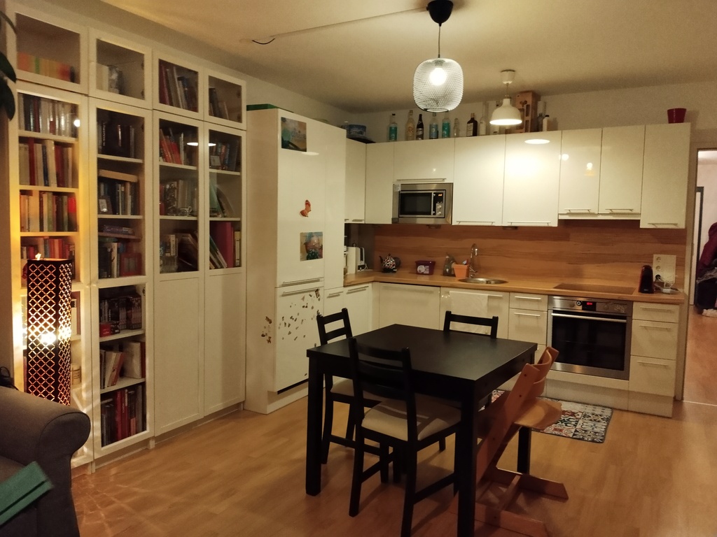 Kitchen and dining table