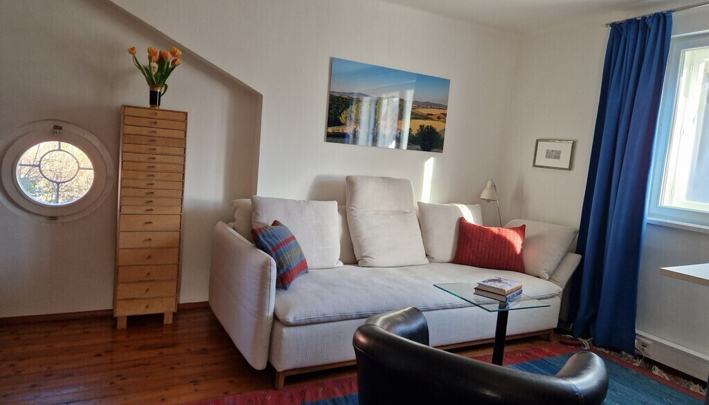 second bedroom with a pull-out couch