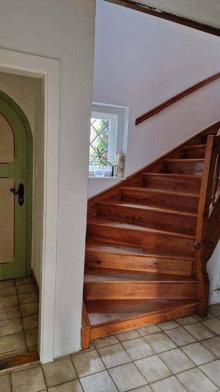 stairs to the upper floor