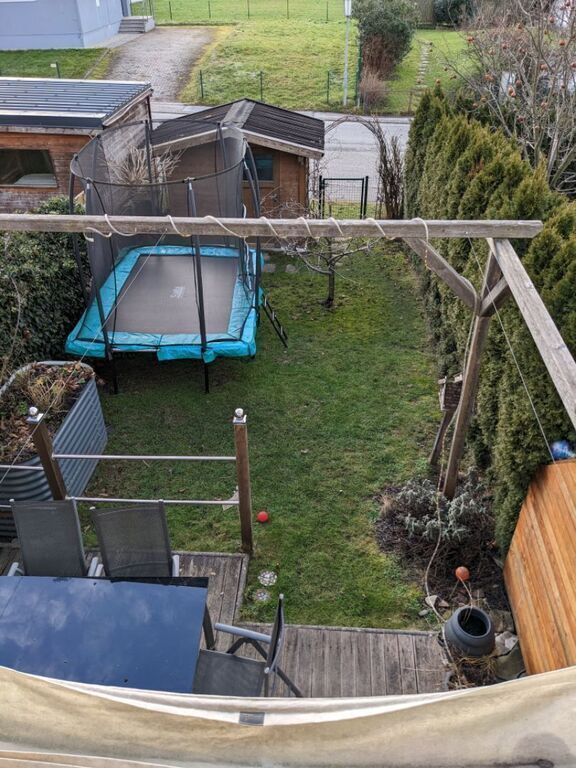 Blick auf den Garten vom 1. Stock 